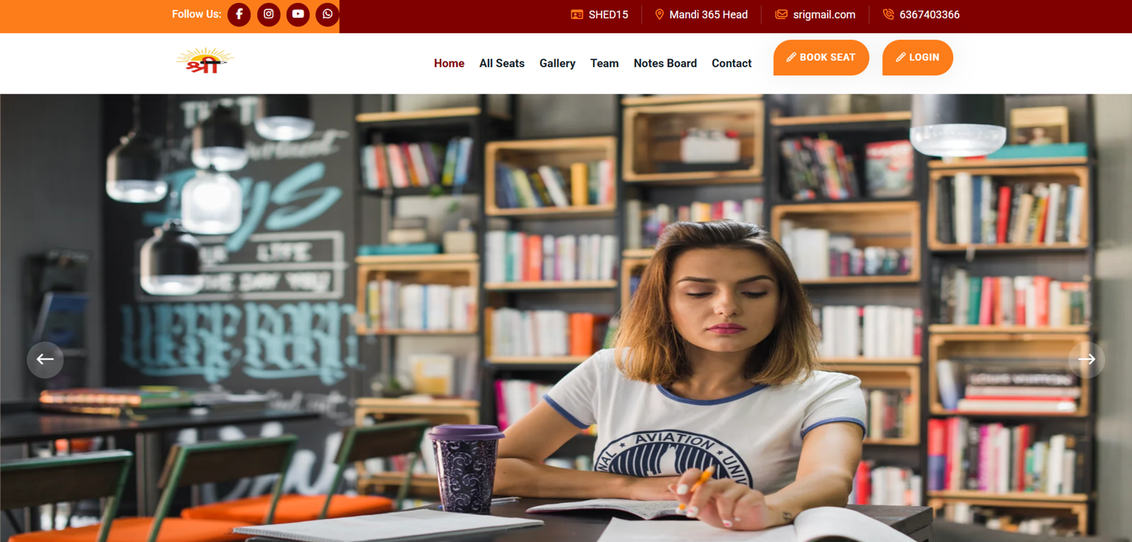 Library Management Website