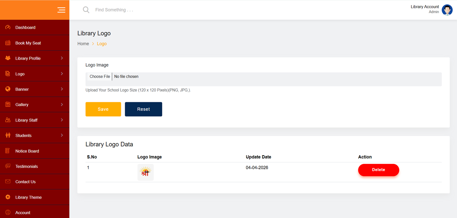 Library Management Website